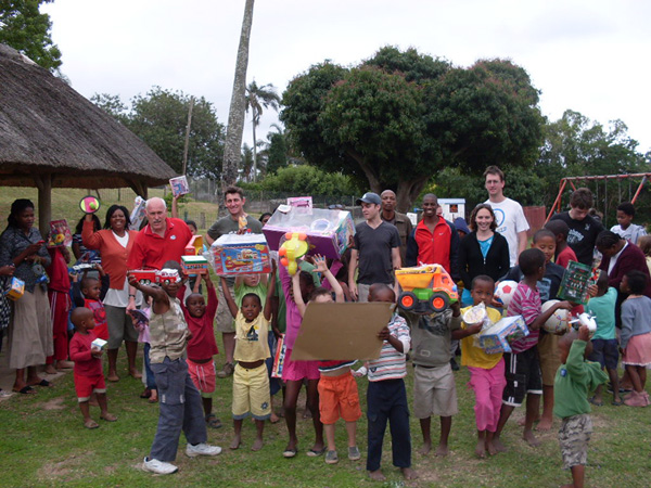 Ethelbert Toy donation day